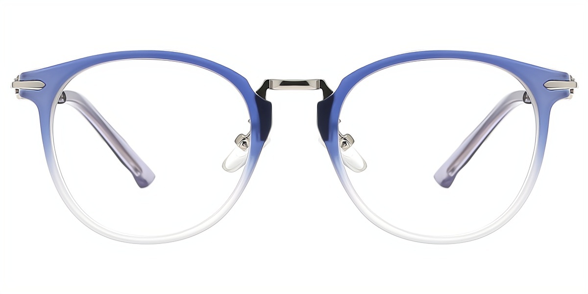 Blue Oval Simple TR90 Eyeglasses