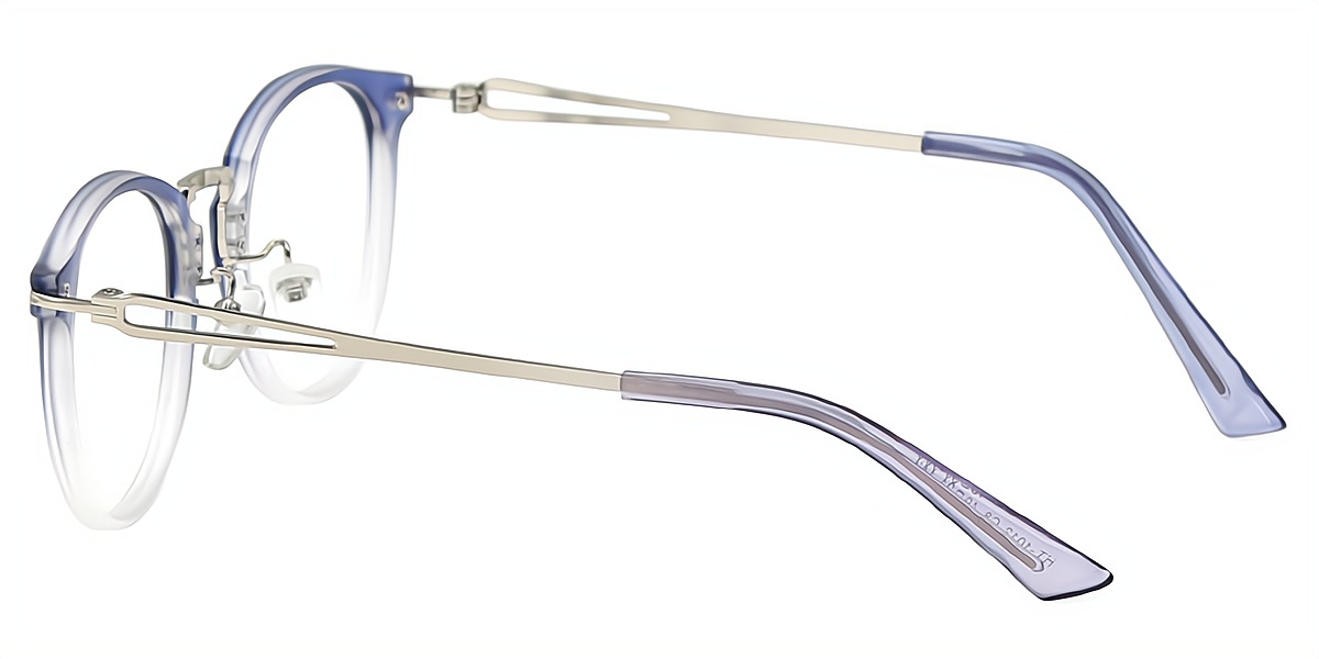 Blue Oval Simple TR90 Eyeglasses