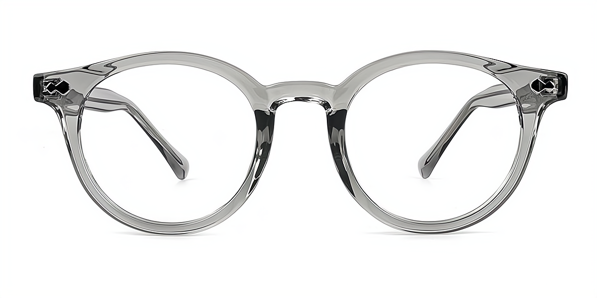 Gray Oval Exquisite TR90 Eyeglasses