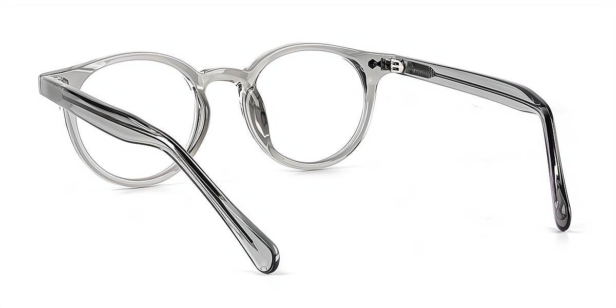 Gray Oval Exquisite TR90 Eyeglasses