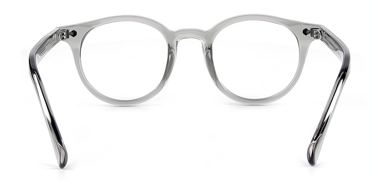 Gray Oval Exquisite TR90 Eyeglasses