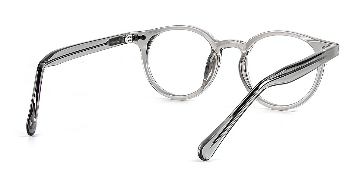 Gray Oval Exquisite TR90 Eyeglasses