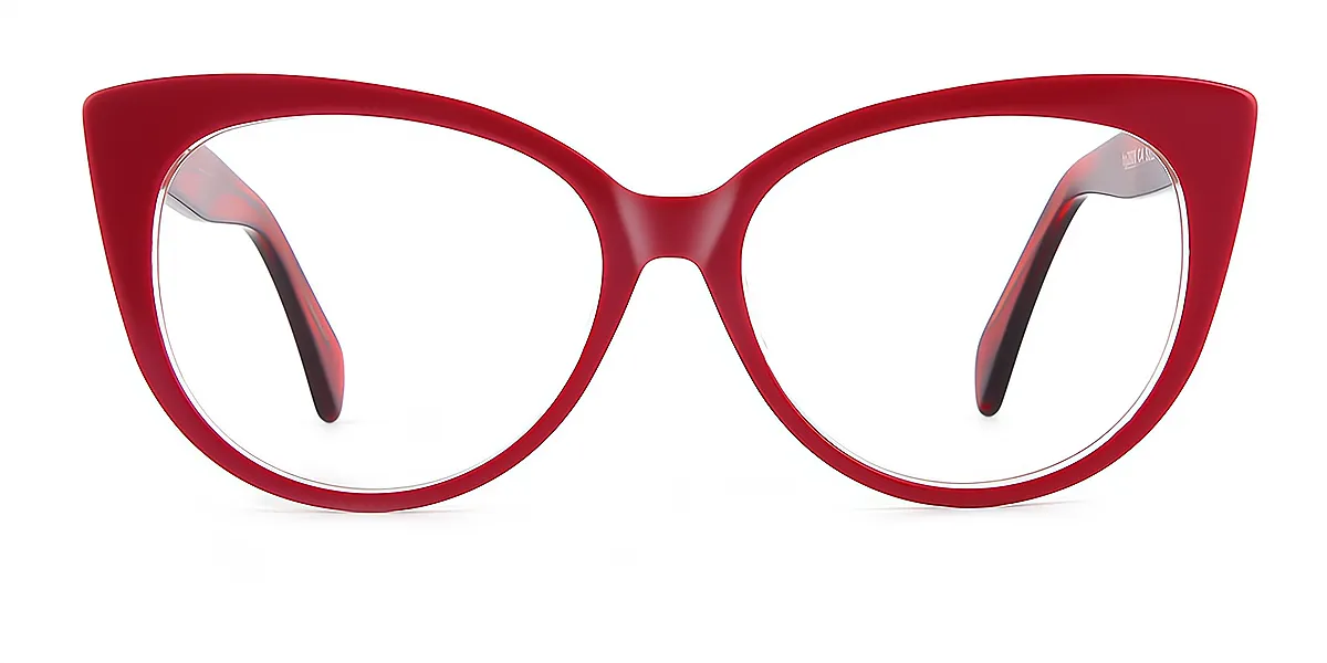 Mix Cat Eye Modish Acetate Eyeglasses