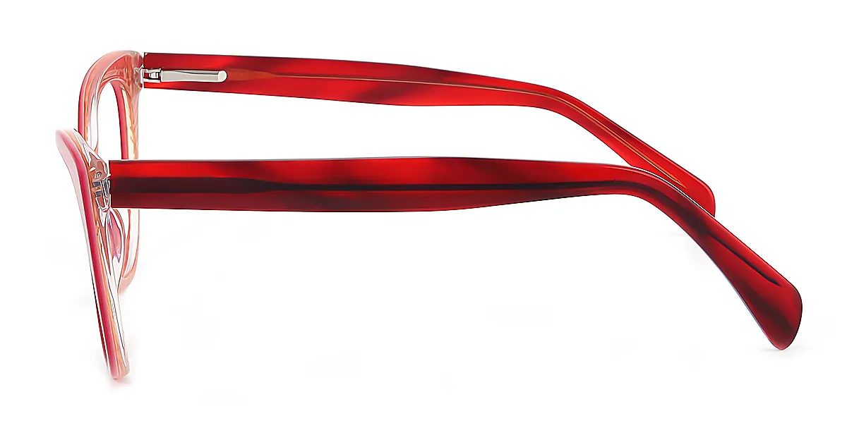 Mix Cat Eye Modish Acetate Eyeglasses