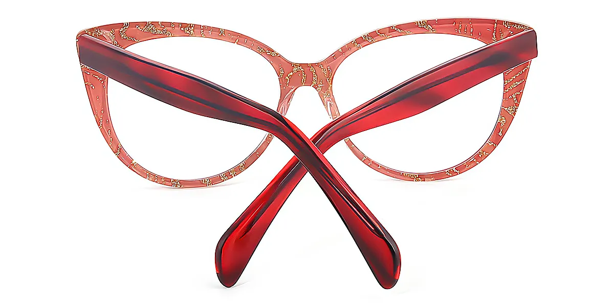 Mix Cat Eye Modish Acetate Eyeglasses