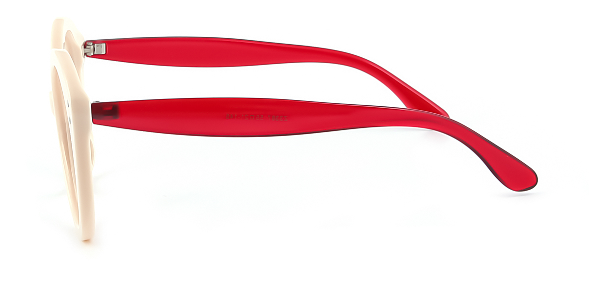 Pink Cat Eye Unique Plastic Eyeglasses