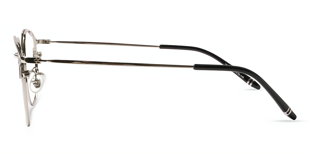 Amelia Golden Oval Exquisite Thin Metal Eyeglasses | Muukal.com