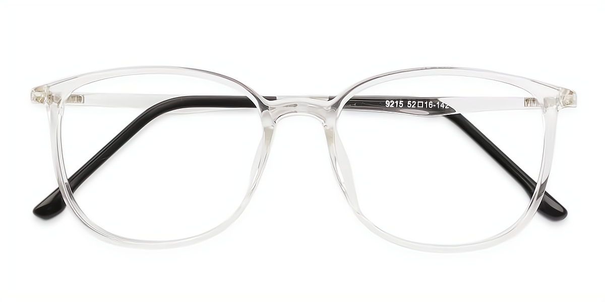Clear Oval Simple Lightweight TR90 Eyeglasses
