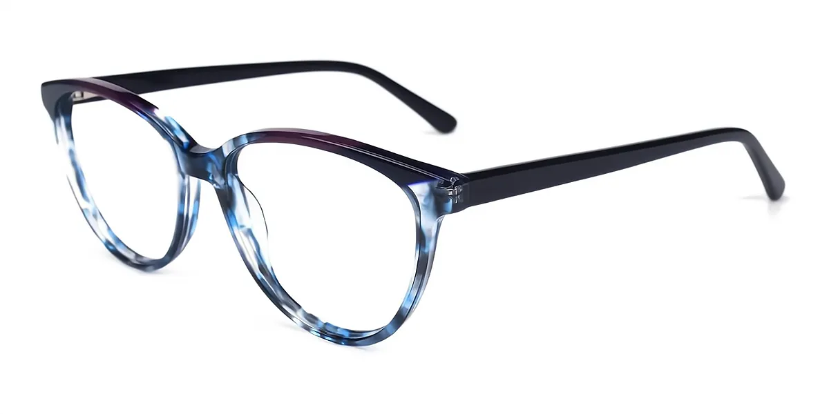 Mix Cat Eye Modish Acetate Eyeglasses