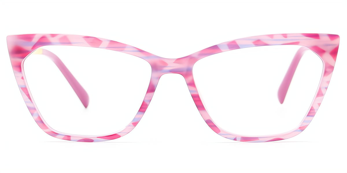 Pink Cat Eye Chic TR90 Eyeglasses