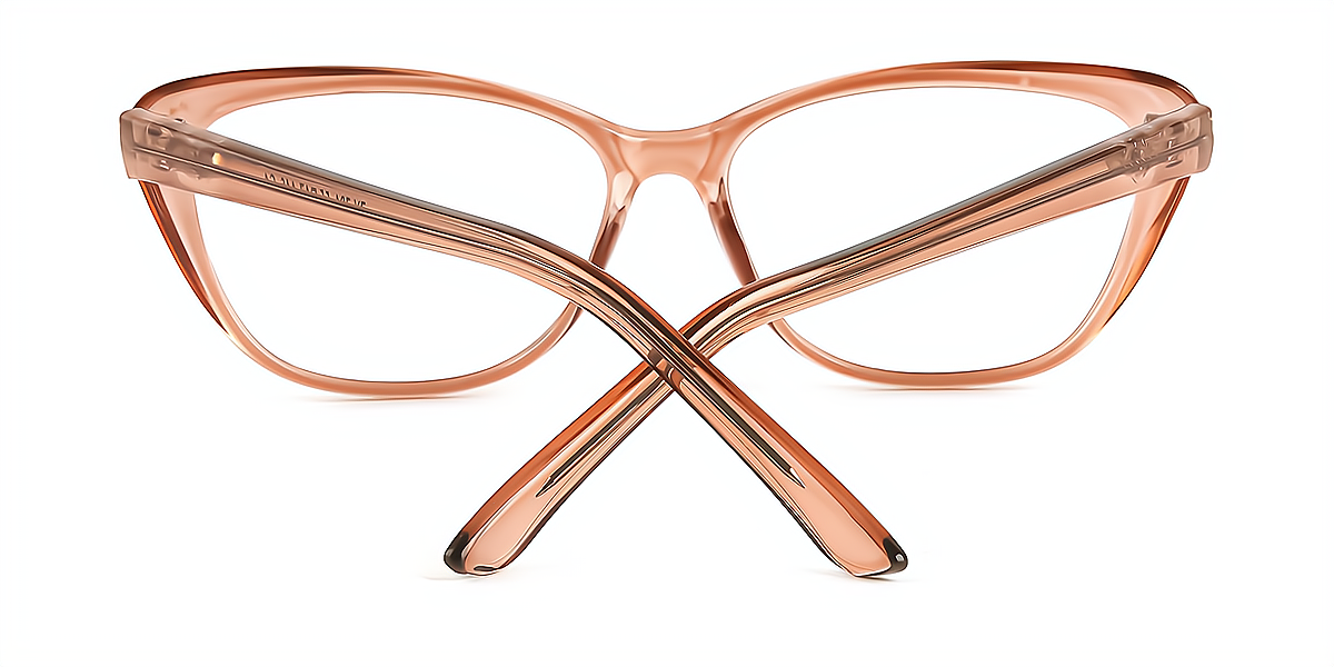 Brown Cat Eye Modish Plastic Eyeglasses