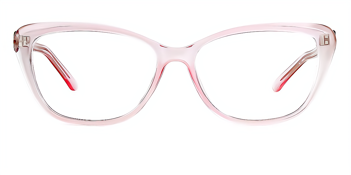 Pink Cat Eye Modish Plastic Eyeglasses