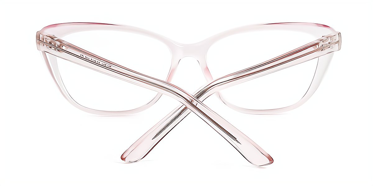 Pink Cat Eye Modish Plastic Eyeglasses