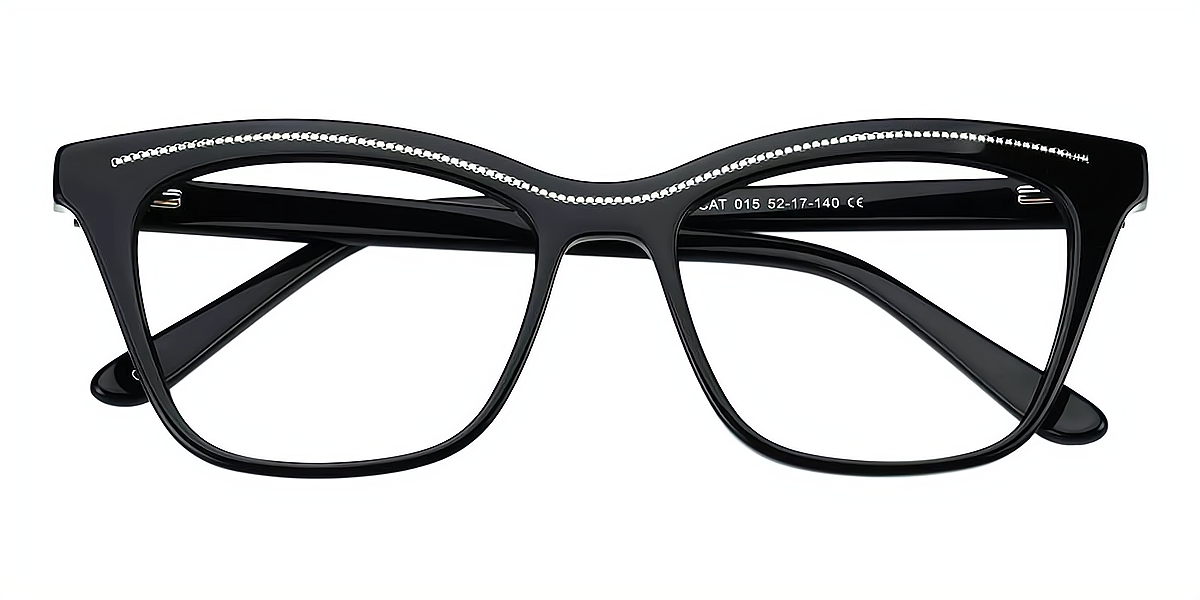 Black Butterfly Modish Acetate Eyeglasses