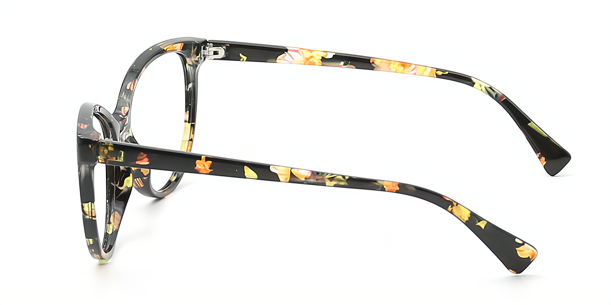 Adele #OD8081 Floral Cat Eye Exquisite TR90 Eyeglasses | Muukal.com