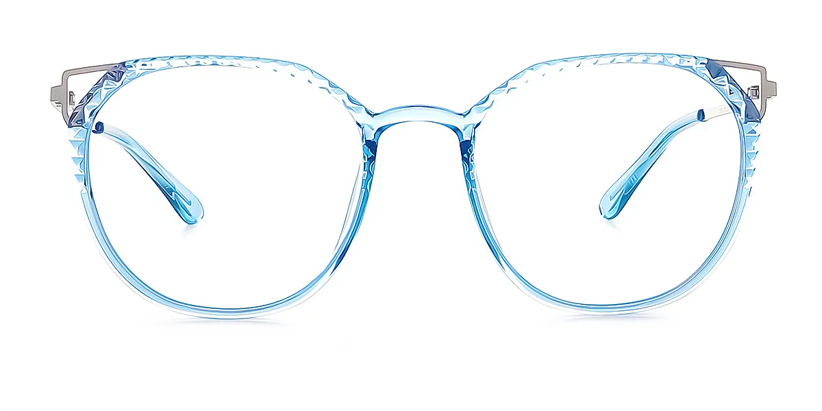 Blue-Translucent Cat Eye Chic TR90 Eyeglasses