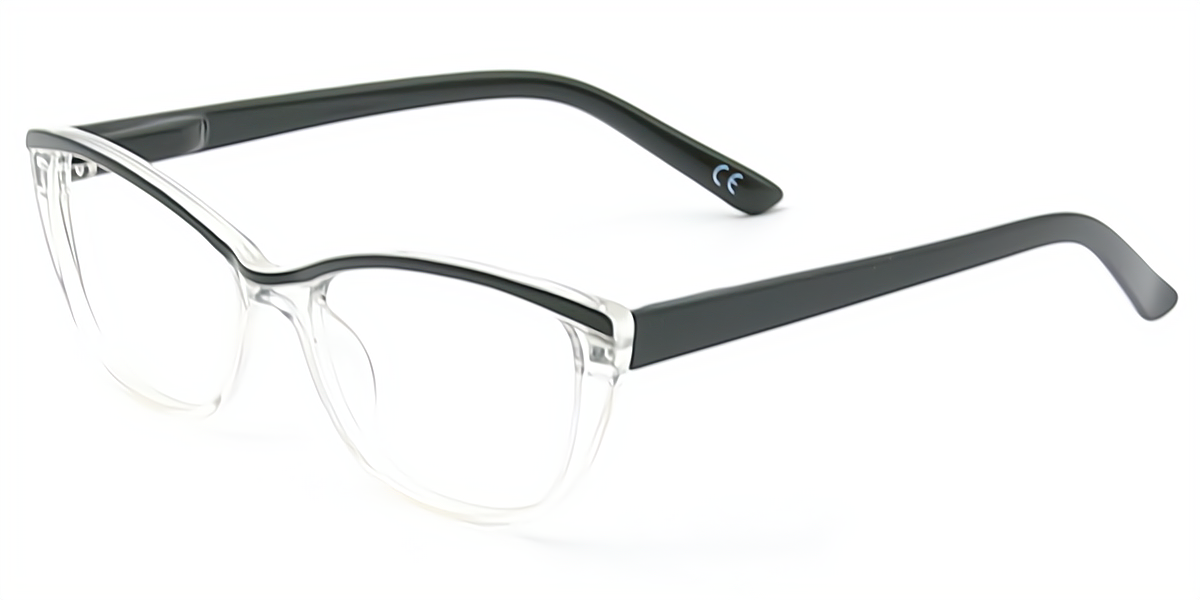 Clear Cat Eye Chic TR90 Eyeglasses