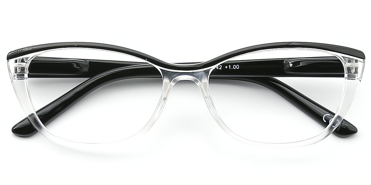 Clear Cat Eye Chic TR90 Eyeglasses