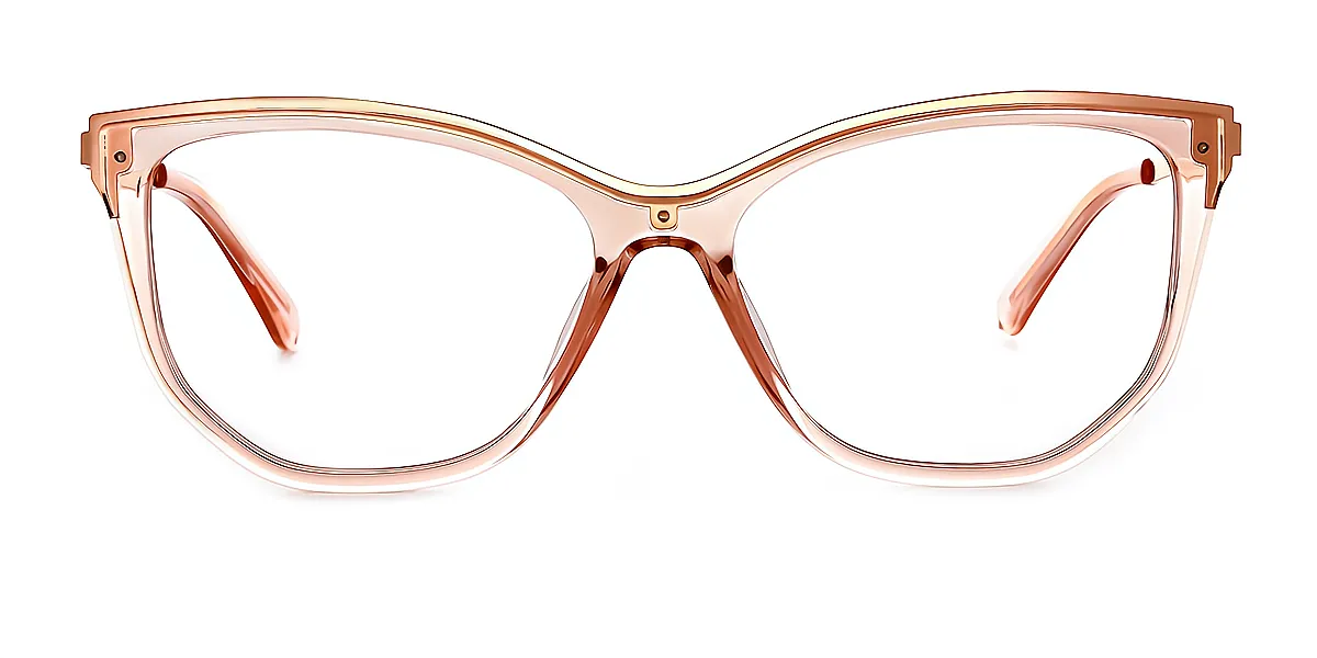 Pink Cat Eye Modish TR90 Eyeglasses