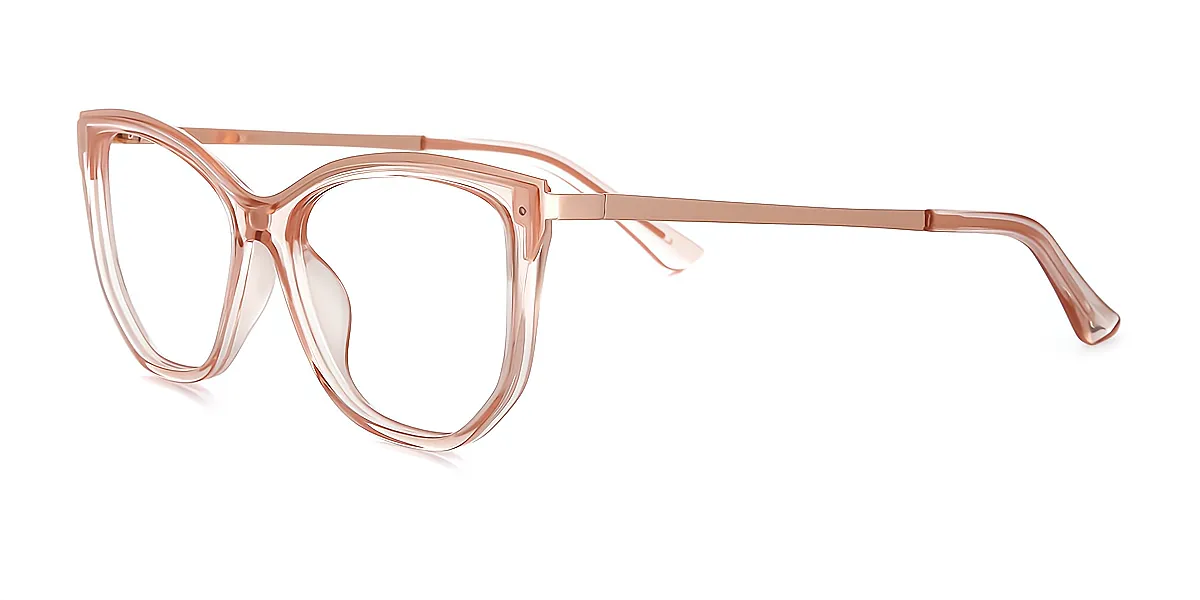 Pink Cat Eye Modish TR90 Eyeglasses