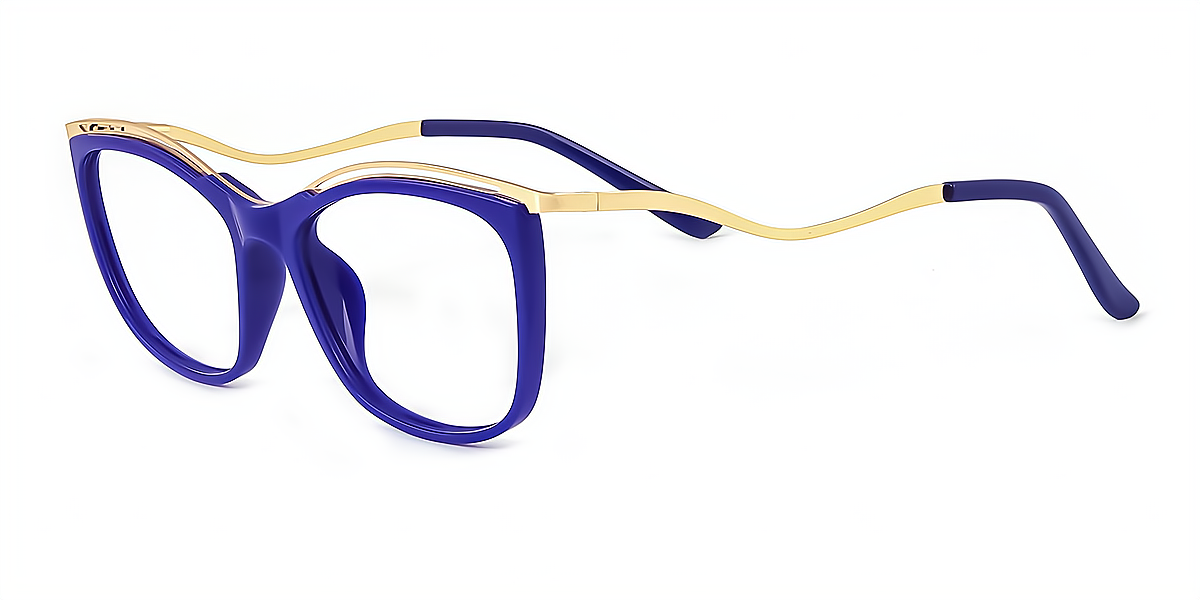 Blue Cat Eye Chic TR90 Eyeglasses