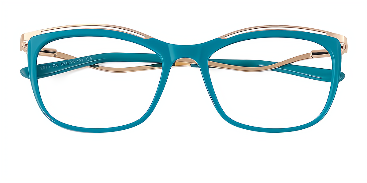 Green Cat Eye Chic TR90 Eyeglasses