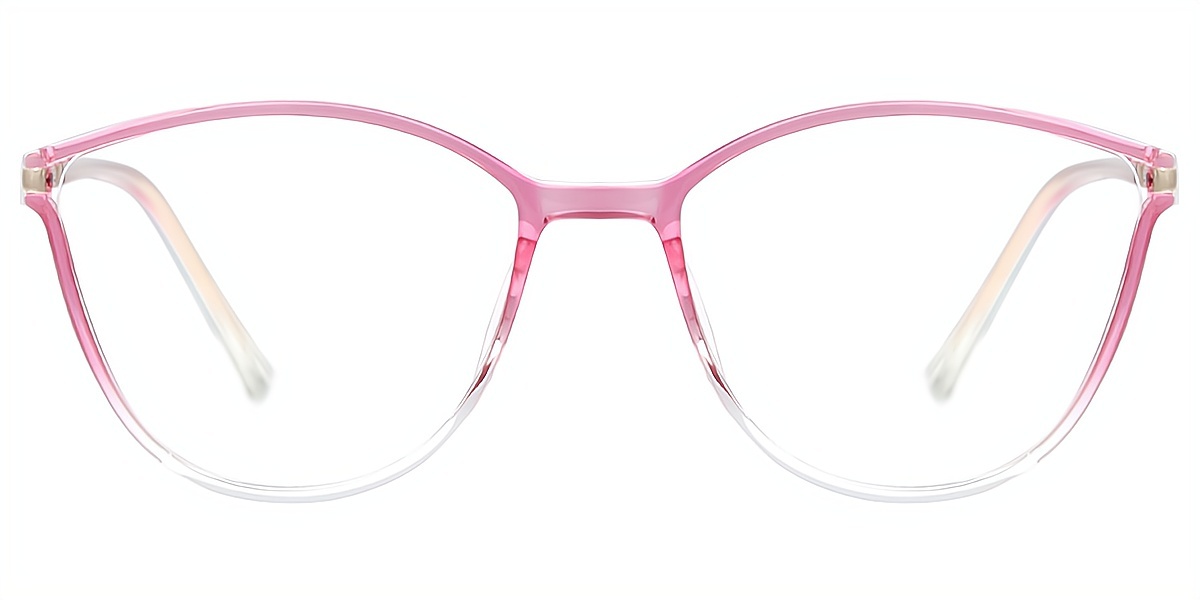 Pink Cat Eye Elegant TR90 Eyeglasses
