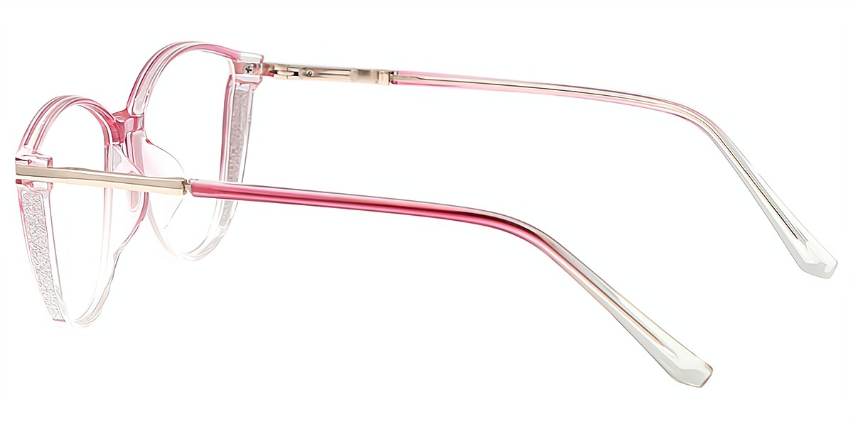Pink Cat Eye Elegant TR90 Eyeglasses
