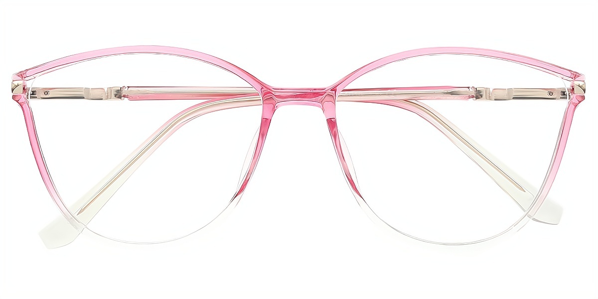 Pink Cat Eye Elegant TR90 Eyeglasses