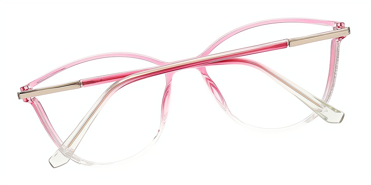 Pink Cat Eye Elegant TR90 Eyeglasses