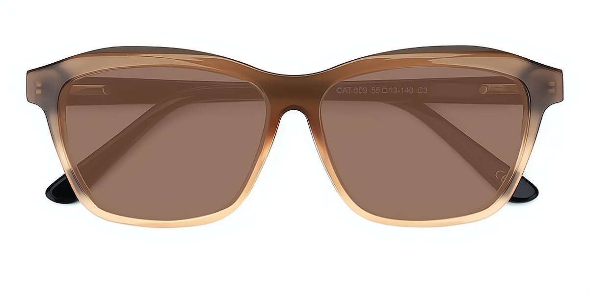 Brown Cat Eye Chic Acetate Eyeglasses