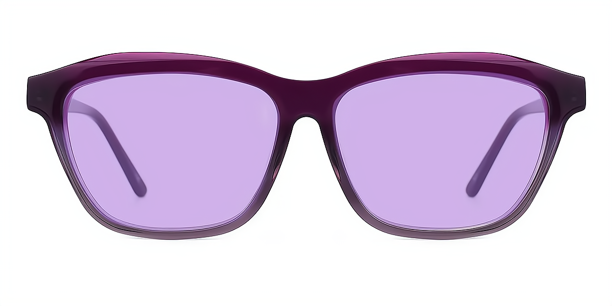 Purple Cat Eye Chic Acetate Eyeglasses