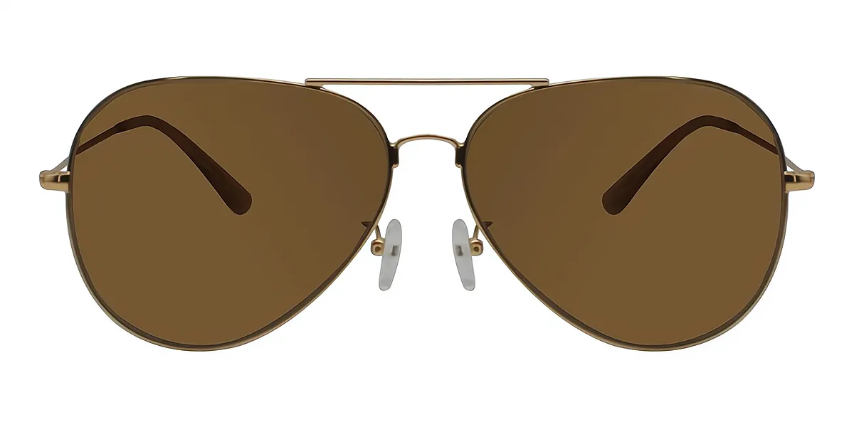 Golden Aviator Classic Metal Eyeglasses