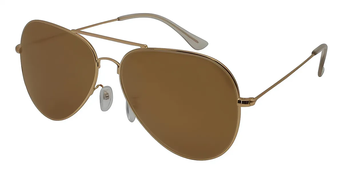 Golden Aviator Classic Metal Eyeglasses