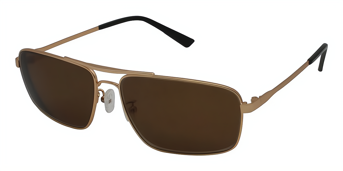 Golden Aviator Classic Metal Eyeglasses