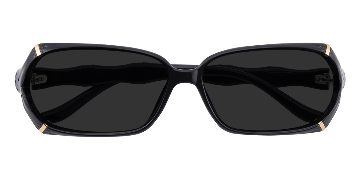 Black Rectangle Exquisite TR90 Eyeglasses