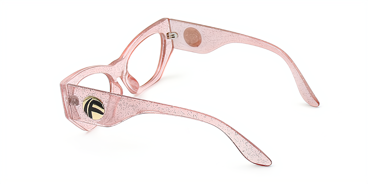 Upcycled Monogram in Pink Eyeglass Case – Beauty Bird Vintage