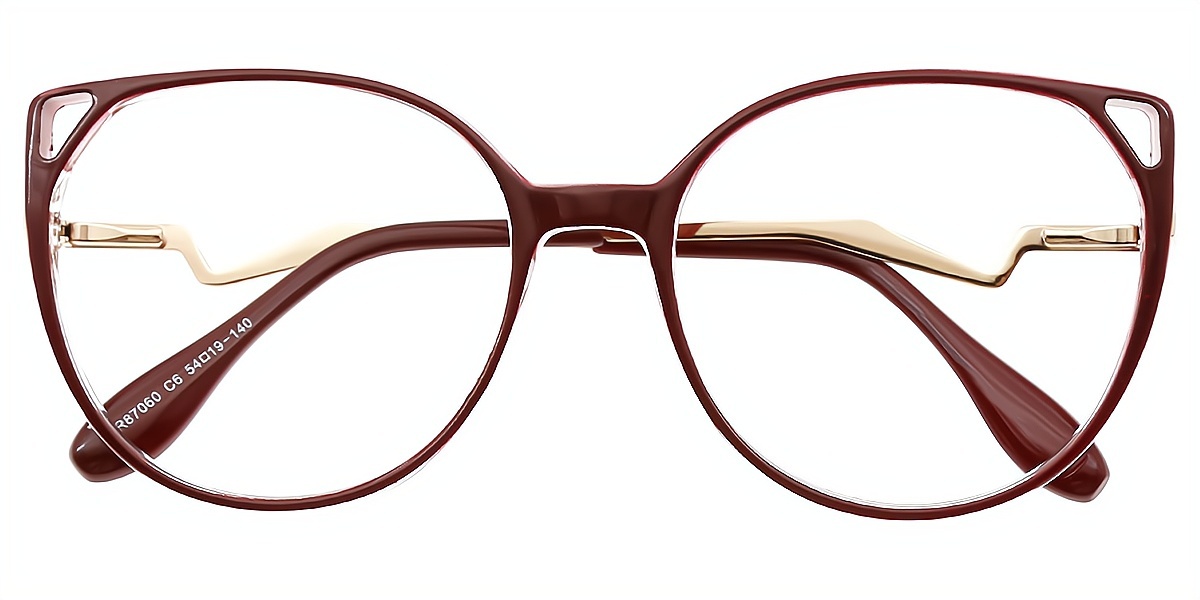 Red Cat Eye Exquisite TR90 Eyeglasses