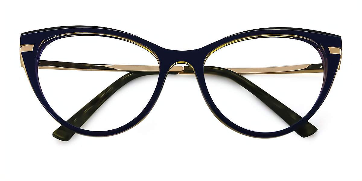 Floral Cat Eye Modish TR90 Eyeglasses