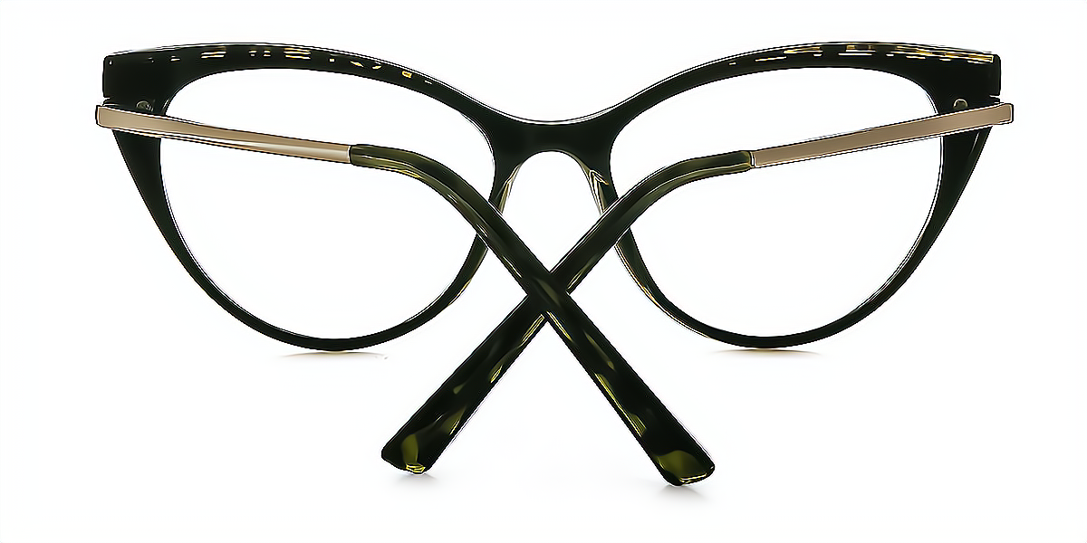 Floral Cat Eye Modish TR90 Eyeglasses