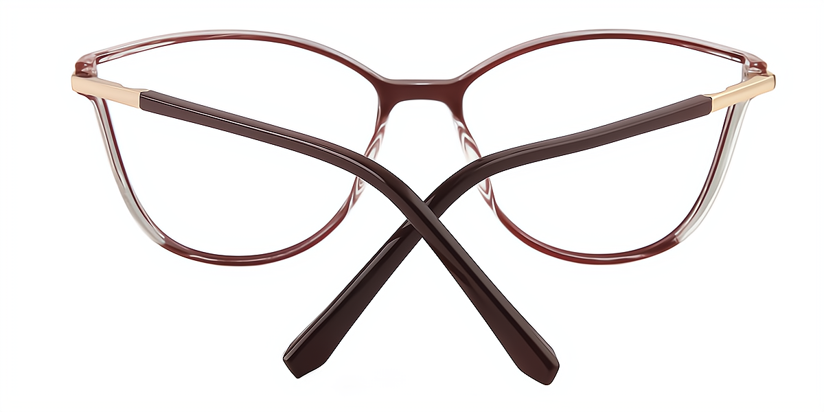 Red Cat Eye Elegant TR90 Eyeglasses