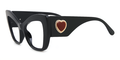 Hipster Big Full Frame Plastic Cat Eye Optical Eyeglasses