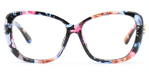 Rectangle Hipster Acetate Glasses