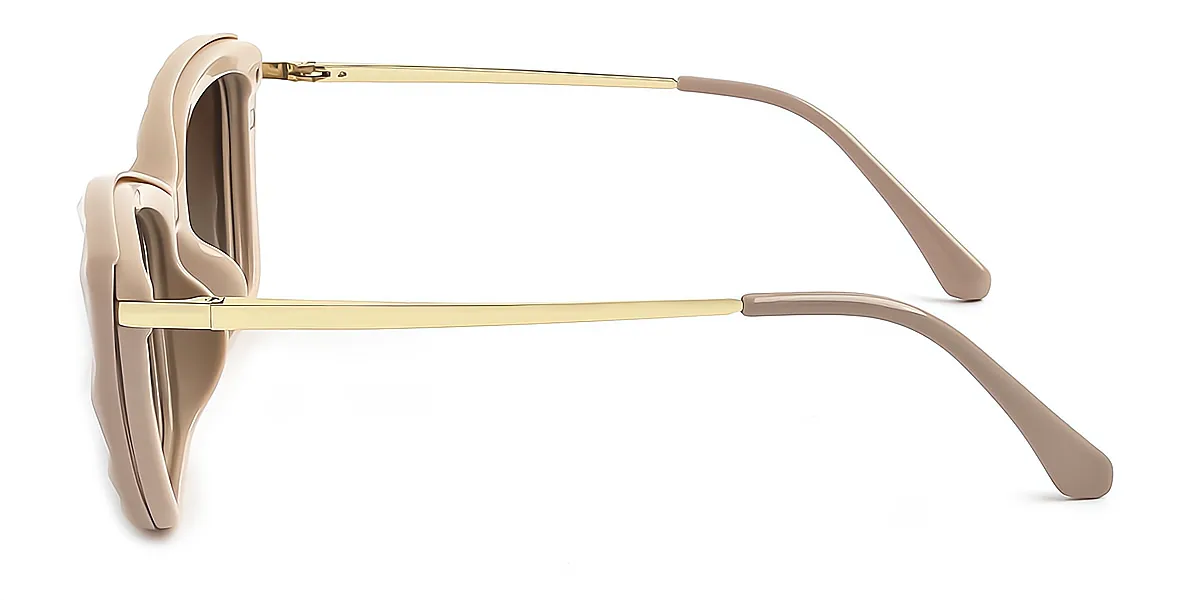 Pink Cat Eye Classic Sun-clip TR90 Eyeglasses