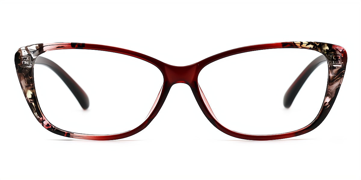 Red Cat Eye Exquisite TR90 Eyeglasses