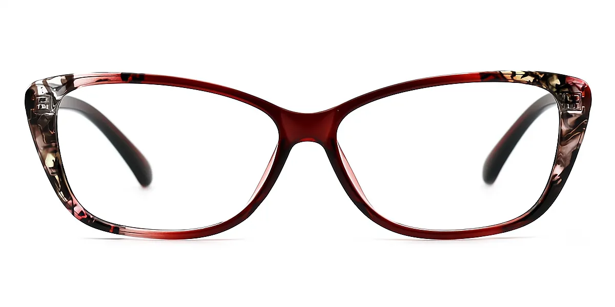 Red Cat Eye Exquisite TR90 Eyeglasses