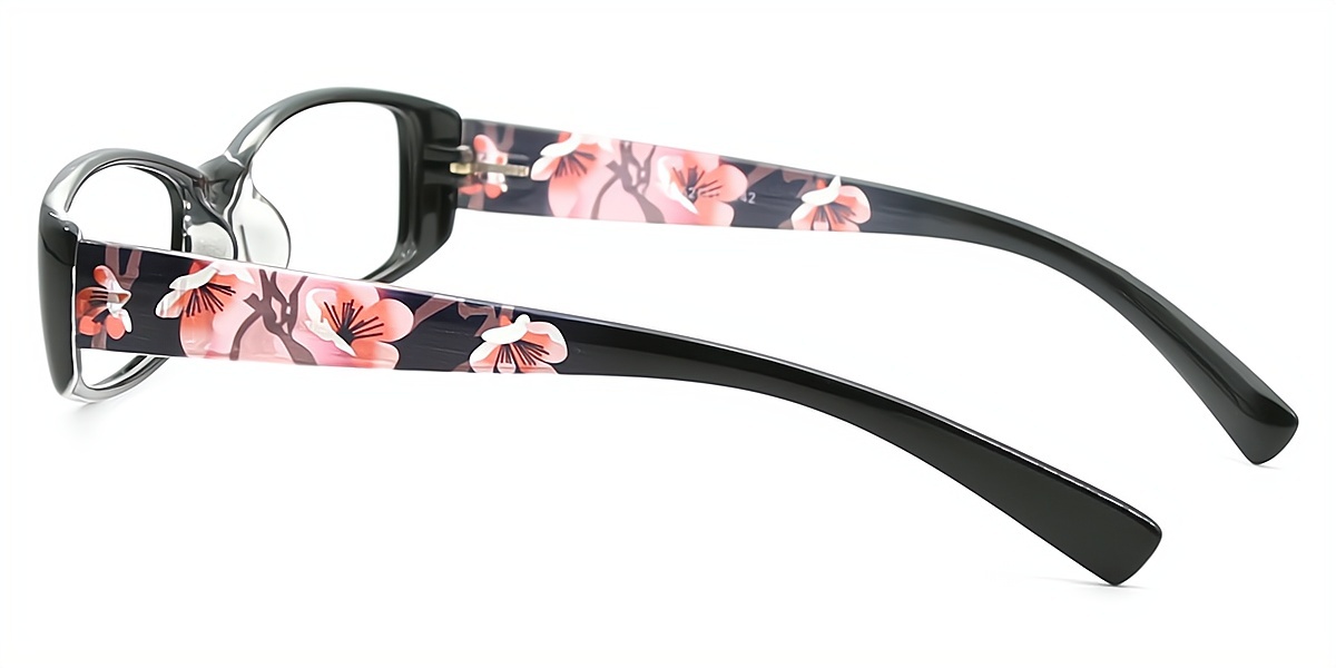 Black Rectangle Classic TR90 Eyeglasses