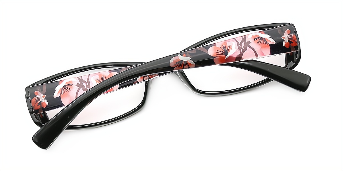 Black Rectangle Classic TR90 Eyeglasses