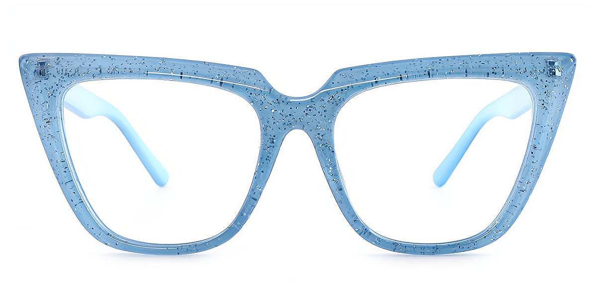 Blue Cat Eye Modish TR90 Eyeglasses