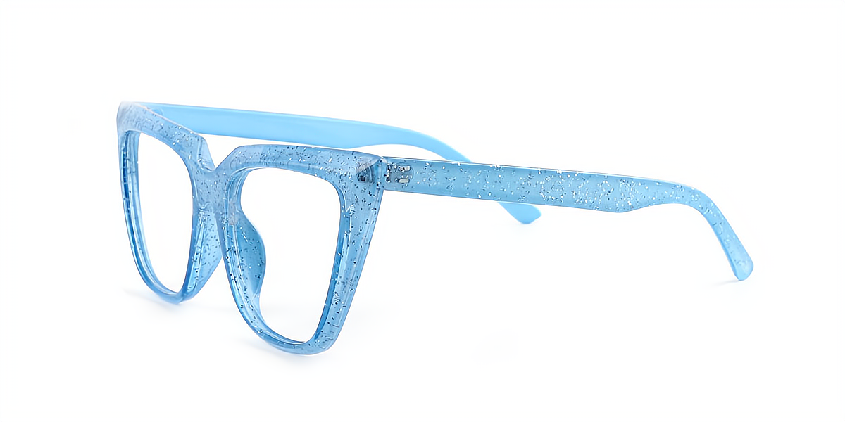 Blue Cat Eye Modish TR90 Eyeglasses